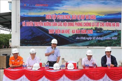 Công ty Thủy điện An Khê-Ka Nak (AKKN) đã tổ chức diễn tập phòng, chống thiên tai và tìm kiếm cứu nạn (PCTT&TKCN), truyền thông hướng dẫn nội dung phòng, chống lũ lụt cho vùng hạ du.