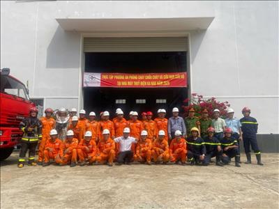Công ty Thủy điện An Khê – Ka Nak chú trọng công tác an toàn, phòng cháy chữa cháy và cứu nạn cứu hộ