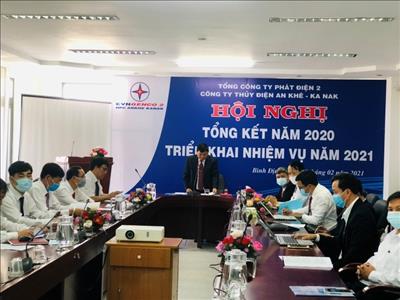 CÔNG TY THỦY ĐIỆN AN KHÊ – KA NAK TỔNG KẾT HOẠT ĐỘNG SXKD NĂM 2020 VÀ TRIỂN KHAI KẾ HOẠCH NHIỆM VỤ NĂM 2021