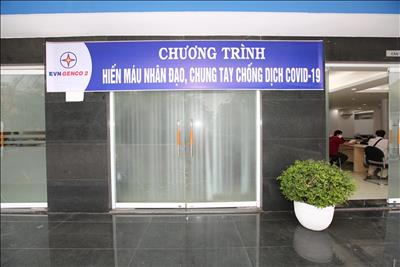 Tổng công ty Phát điện 2 hiến máu nhân đạo, chung tay chống dịch COVID-19