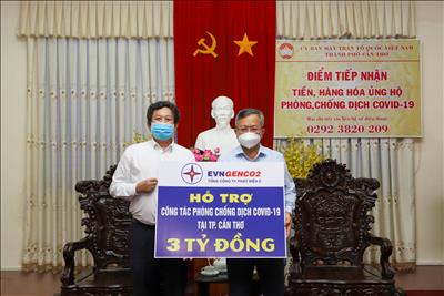 EVNGENCO2 ủng hộ 03 tỷ đồng cho công tác phòng, chống dịch COVID-19