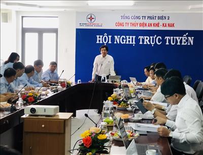 Lãnh đạo EVNGENCO 2 thăm và làm việc tại Công ty Thủy điện An Khê – Ka Nak