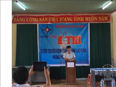 HỘI THI TUYÊN TRUYỀN KIẾN THỨC AN TOÀN VỆ SINH LAO ĐỘNG PHÒNG CHỐNG CHÁY NỔ NĂM 2015