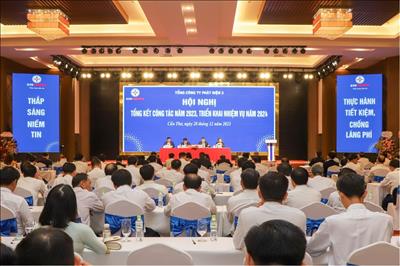 EVNGENCO2 tổng kết công tác năm 2023, sản lượng đạt hơn 16 tỷ kWh